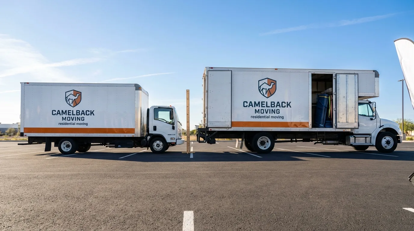 Moving truck size capacity guide in Angola